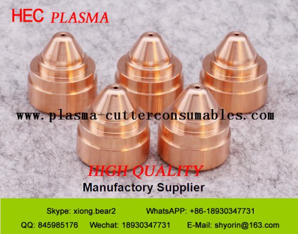 Quality Plasma Cutting Nozzle 969-95-24130 1.3mm For Komatsu Plasma Cutter Machine Consumables for sale