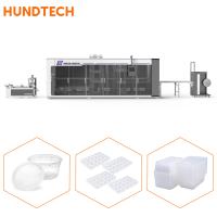 Buy cheap PP Restaurant Plastic Thermoforming Machine 152kw 120mm Depth product