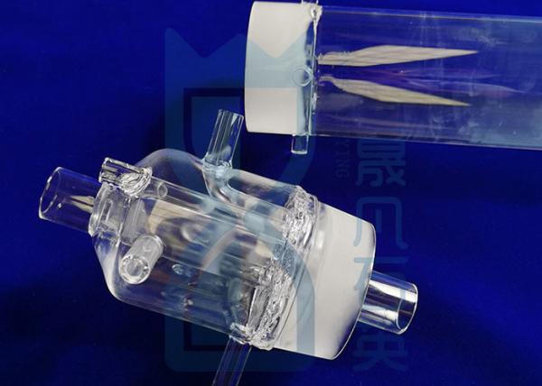 Buy cheap Double Layer Fused Silicon Quartz Glass Tube Science Lab Glassware from wholesalers