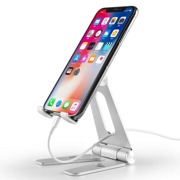 Buy cheap COMER Mobile phone tablet support Smartphone holders Aluminum desk stand double adjustable from wholesalers