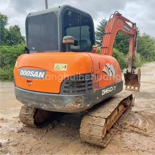DH60-7 Mini Digger Second Hand Used Crawler Excavator With Original Hydraulic
