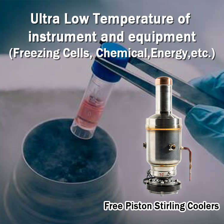 Temperature-Controlled Cooling -130C Stirling Coolers for Medical Transport Equipment