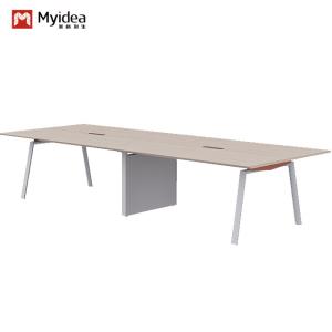 Wholesale Support customization Large Conference Table 50mm Top Thickness With Inline Power Outlets And Cable Box from china suppliers