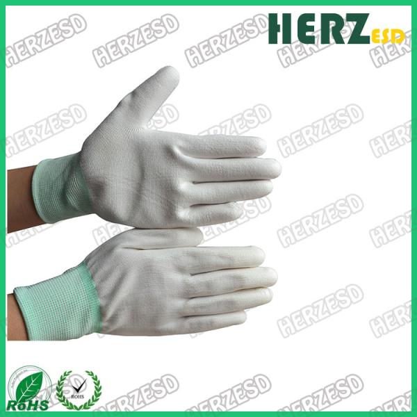 Buy cheap Antistatic ESD PU Coated Glove Coated Knitted Gloves For Industry from wholesalers