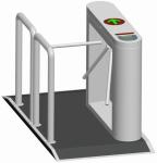 Dry Contact 304 Stainless Steel Ticket Tripod Turnstile Gate