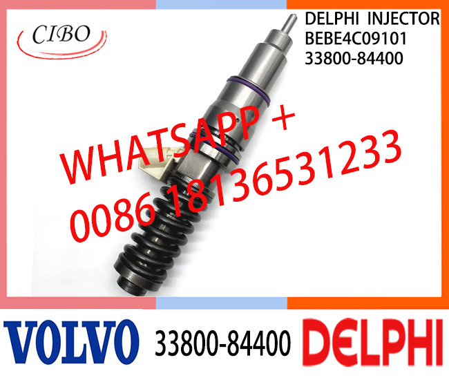 33800-84400 BEBE4C09101 Common Rail Fuel Diesel Injector 33800-84400 BEBE4C09101 E1 for HYUNDAI E1