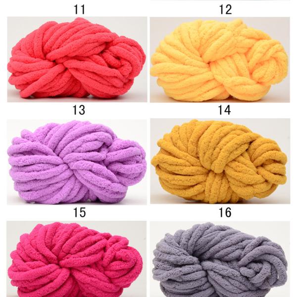 1/0.14NM 100% Polyester Soft Fluffy Round Velvet Merino Wool Yarn For Hand DIY Weaving