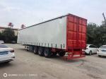 Self dumping Van Box Semi Trailer Curtain Side Truck Trailer with Wabco Relay