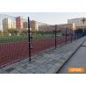Buy cheap 2D Luxury Flower Curvy Welded Fence Galvanized Steel Iron Peach Post from wholesalers