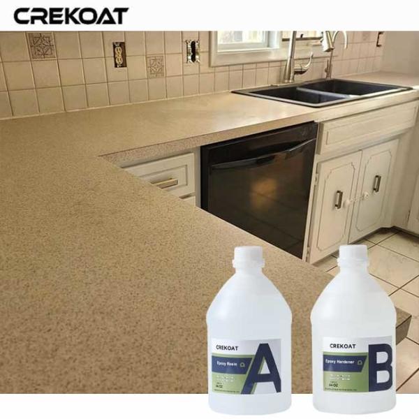 Buy cheap Low VOC Clear Epoxy For Countertops Durability Against Scratches And Heat from wholesalers