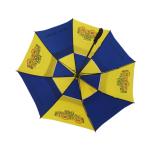30 Inch Air Vent Double Canopy Golf Umbrella Windproof With Full Silk Screen