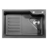 Buy cheap Black Cast Iron Kitchen Sinks Stainless Steel 450mm Basin Single Bowl Kitchen Sink from wholesalers