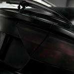 4.8MIL Black Car Vinyl Wrap Air Release And Heat Fuse Technologies Electric