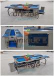 Versatile Stainless Steel Vegetable Conveying and Picking Table for Hotels 220v