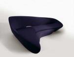 Zaha Hadid Moon Sofa From Moon System Sofa and Ottoman by B&B Italiy