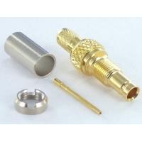 Buy cheap 1.0/2.3 Jack bulkhead crimp type connector female straight 75ohm for BT3002 product