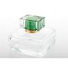 Buy cheap Antique 100ml 120ml Luxury Clear Glass Perfume Bottles With Flower Screw Cap from wholesalers