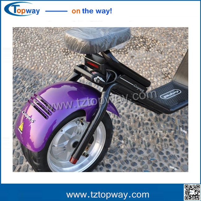 Harley type/fat tire electrical scooter city coco with big wheels COC Certificate