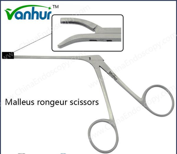 Buy cheap Adult E.N.T Surgical Otoscope Instruments Stapes Install Forceps 5mm Curved from wholesalers