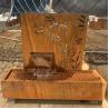 Buy cheap Garden Rusty Metal Waterfall Free Standing Corten Steel Pond Water Feature from wholesalers