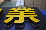 Outdoor Stainless Steel 3D LED Letter Signs PANTONE / RAL Wall Mounted