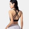 Buy cheap 86 Nylon 14 Spandex Custom Gym Sexy Yoga Bra Tank Top Padded Workout Crop Top from wholesalers