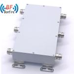 Indoor/Outdoor IP65 3 in 3 out Hybrid Combiner Coupler 698-3800MHz 4.3-10-F