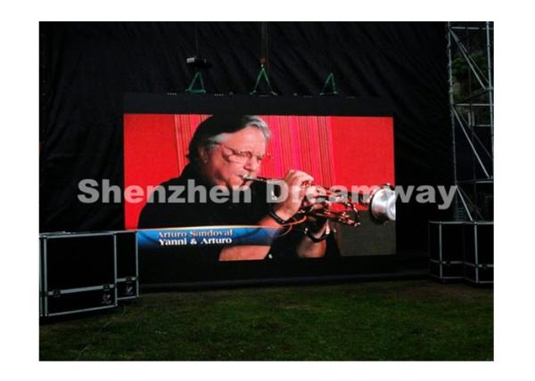 Buy cheap Outdoor LED Video Screen Rental P10 Advertising with Aluminum Thin Cabinet from wholesalers