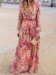 Sustainable Summer Maxi Dresses Short Sleeves Polymide Spandex