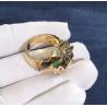 Buy cheap Fine Jewelry Highend Custom Jewelry 18k Pure Gold Car Tier PanthèRe De Car Tier Ring from wholesalers