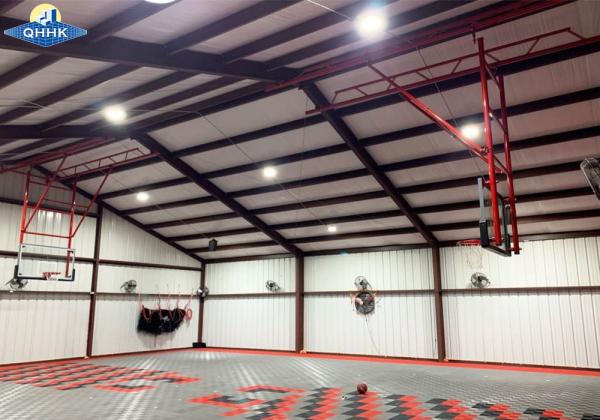 Buy cheap Anticorrosion Paint Prefabricated Steel Structure Indoor Basketball Stadium / Rugby Stadium from wholesalers