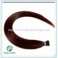 Buy cheap Pre-Bonded Hair 10"-28" 100s/pack 4# color Straight Human Hair Brazilian hair product