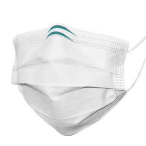 Buy cheap White Protective 3 Ply Disposable Ear Loop Tie On Facial Mask With Customization product