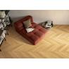Buy cheap Brown Non-Slip 600x1200mm Fishbone Wooden Porcelain Tiles For Living Room Wear-Resistant Indoor Floor Tile from wholesalers
