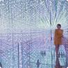 Buy cheap 35 Big diamond crystal lamp Internet Celebrity Tube Art Museum Lighting from wholesalers