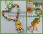 Baby Teether Toy, Eco-friendly toy, Teething necklace,Teething toy, Breastfeedin