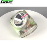 OLED Screen LED Miners Cap Lamp , 1.78W IP68 Rechargeable Miners Safety Light