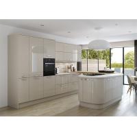 Buy cheap L / U Shaped MDF Wood Veneer Kitchen Cabinets Moisture Proof Board Home Project product