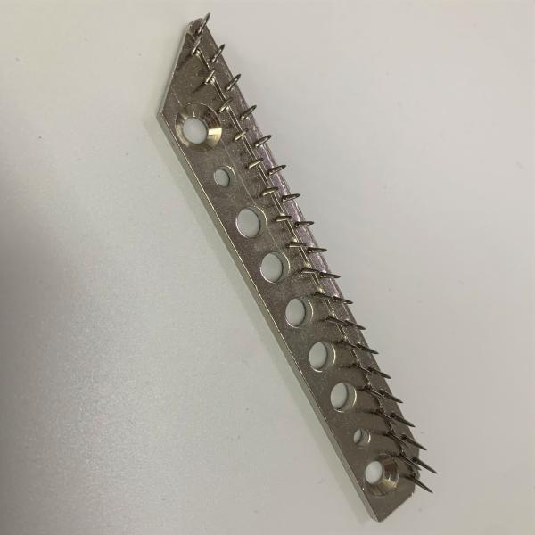 Buy cheap Ilsung Finshing Machine Spares Ehwha LK Pin Plate 73/76mm Center Distance Copper Material from wholesalers