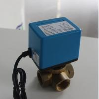Buy cheap 6 W Mixing Water Electric Ball Valve No Leakage For Heating / Cooling Systems product