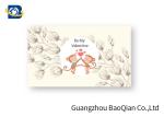 Plsatic PET / PP 3D Lenticular Card Customized 3D Animal Love Card Printing
