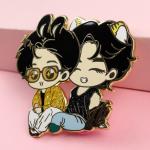 Custom Enamel Pins Badges Metal Idol Korea Kpop Lapel Pins