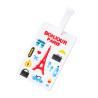 Buy cheap Cartoon Silicone Travel Luggage Tag with Belt Strap Food Grade and Style Card Holder from wholesalers