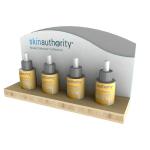 Countertop Essential Oil Display Rack Bamboo Wooden Essential Oil Display Stands