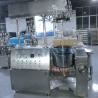 Buy cheap Lipstick Making Vacuum Emulsifier Mixer Electric 50L Durable from wholesalers