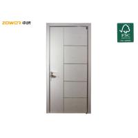 Buy cheap Single Swing Curved Hinged Plywood Plain Wooden Door product