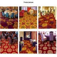 Buy cheap Wilton Patterned Carpets Floral Red Printed Style 100% Polypropylene product