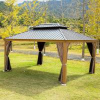 Buy cheap 12*20 Ft Outdoor Hardtop Gazebo Hardtop Gazebo Galvanized Steel Metal product