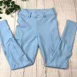 Light Blue XXS-XL Horse Riding Pants Silicone Women Equine Racing Breeches