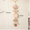 Buy cheap Creative Sun and Moon wooden pendant retro style decorations from wholesalers
